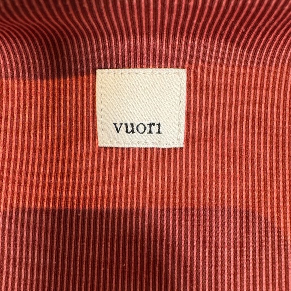 Vuori Pants - VUORI Lux Rib Studio Leggings Cinnamon Heather Burnt Orange Yoga Size XSmall XS?
